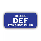 DEF Diesel Exhaust Fluid Sticker Decal Weatherproof 1"x 2" for All Models