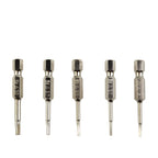 5 Pcs Magnetic Triangle Head Screwdriver Bits 1/4" Hex Shank 50mm