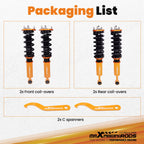 Coilovers Shock Springs Kit for Lexus IS300 (2001-2005) Adjustable Height