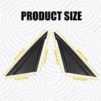 Left Right Side Mirror Corner Triangle Pillar Cover Trim for Ford Focus (2012–2018)