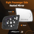 Right Side RH Mirror Glass for Toyota Sequoia Tundra (2007–2017) 87906-0C030