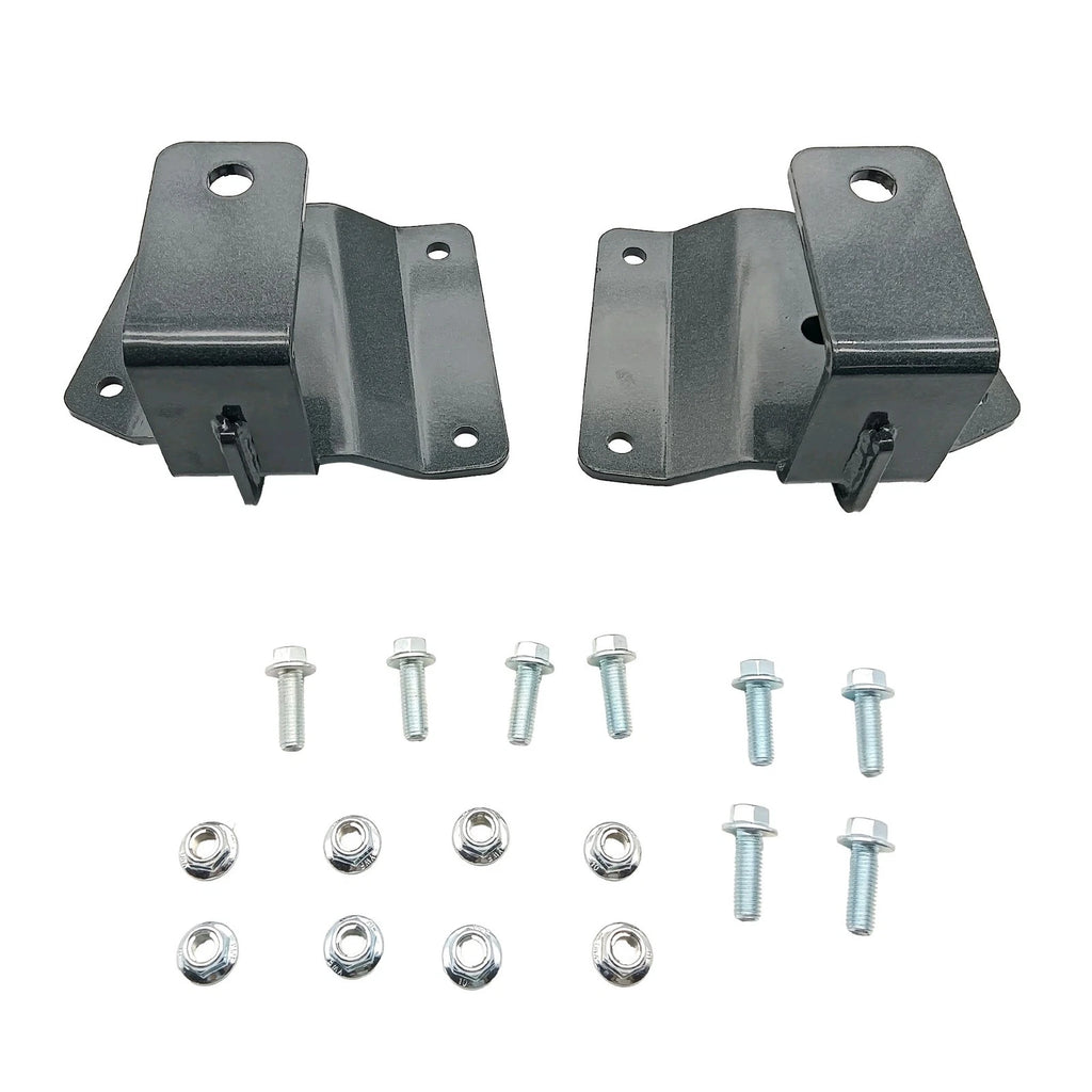 2" Rear Axle Drop Hangers for Chevy Silverado GMC 1500 2WD (1999–2006)