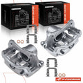 Pair Front Disc Brake Calipers for Hyundai Elantra (2009–2012) Kia Forte