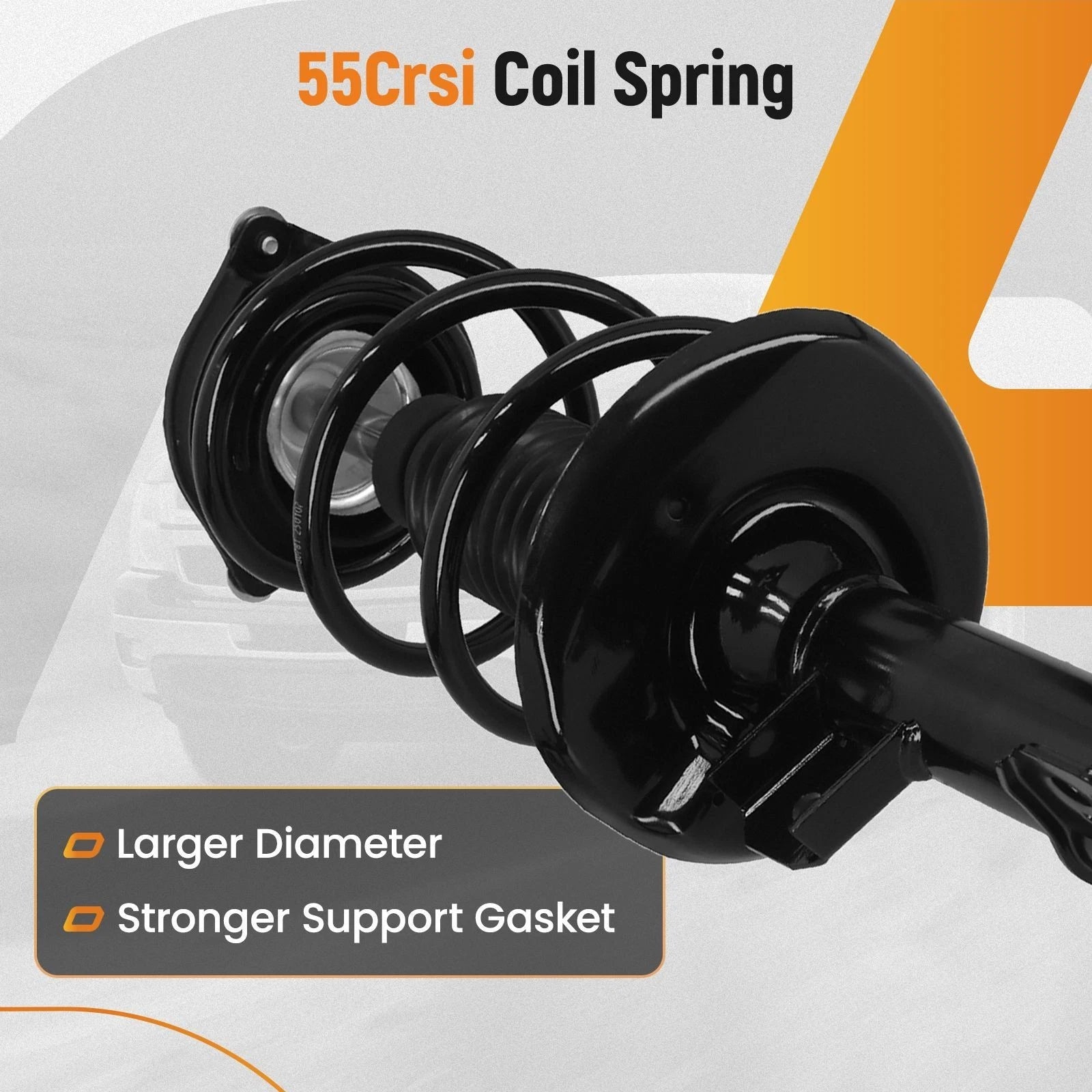 Set of 2 Front Struts w/Coil Sway Bars for Nissan Rogue (2012) 172897