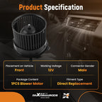 Blower Motor Fan for Nissan Sentra/Rogue/Rogue Select (2007–2015)