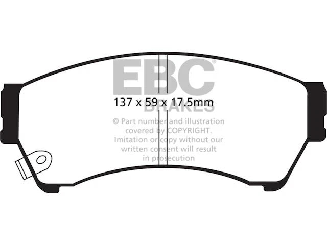 Front Brake Pad Set for Mazda 6 (2008–2013) QC371RY