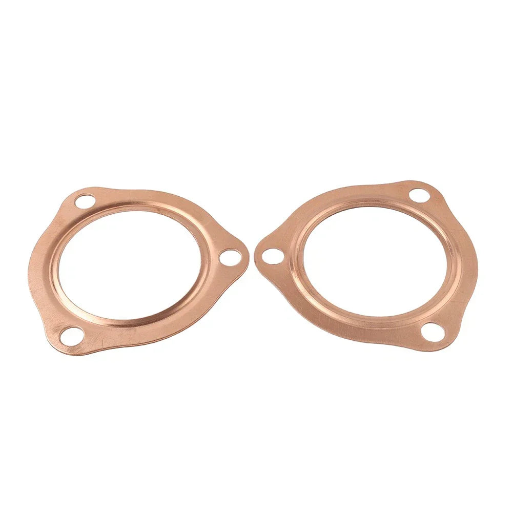 2.5" Copper Header Pipe Collector Flange Gaskets for Chevy SBC BBC