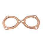 2.5" Copper Header Pipe Collector Flange Gaskets for Chevy SBC BBC