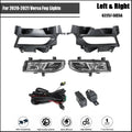 Set of 2 Front Bumper Fog Lights for Versa (2020–2021) Chrome