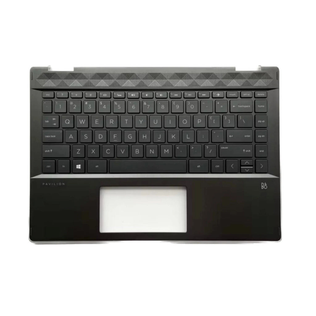 Palmrest Backlit Keyboard for HP Pavilion X360 14-DH 14T-DH (L53795-001)