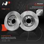 Front Disc Brake Rotors & Ceramic Pads for Kia Sedona (2004–2005)