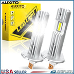 2X LED Headlight Bulbs for H1 (6500K)