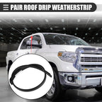 Pair Roof Drip Weatherstrips for Toyota Tundra Double Cab (2007–2021) 755520C050