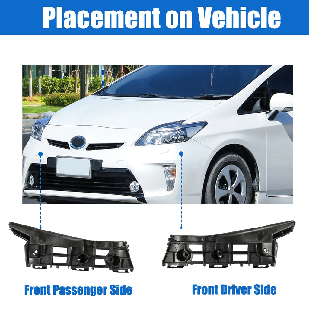 1 Pair Front Bumper Guide for Toyota (5211547041, 5211647041)
