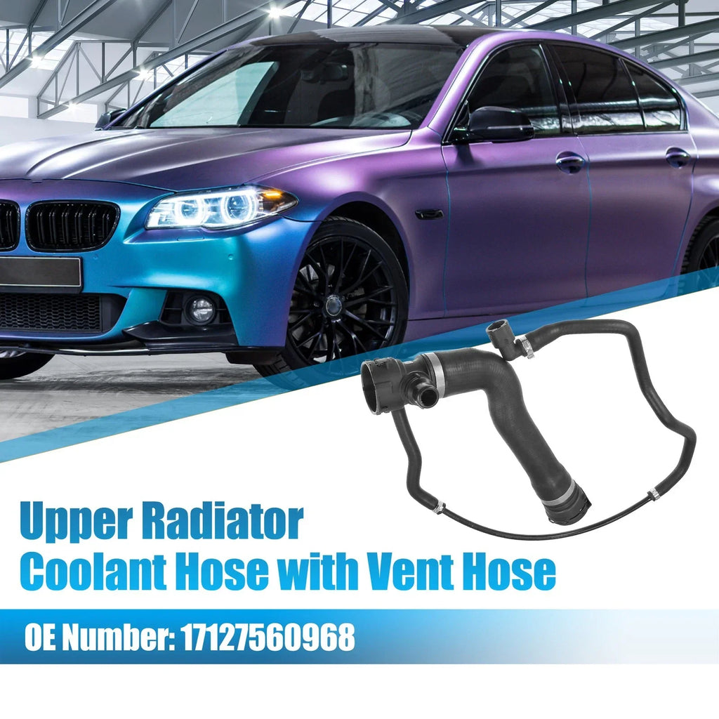 Upper Radiator Coolant Hose with Vent Hose for BMW 528i (2008-2010)