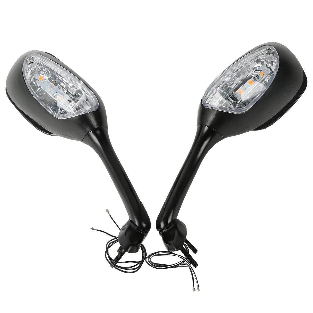 LED Turn Signal Rear Mirrors for Suzuki GSXR1000 (2005–2015), GSXR600/750 (2006–2024)
