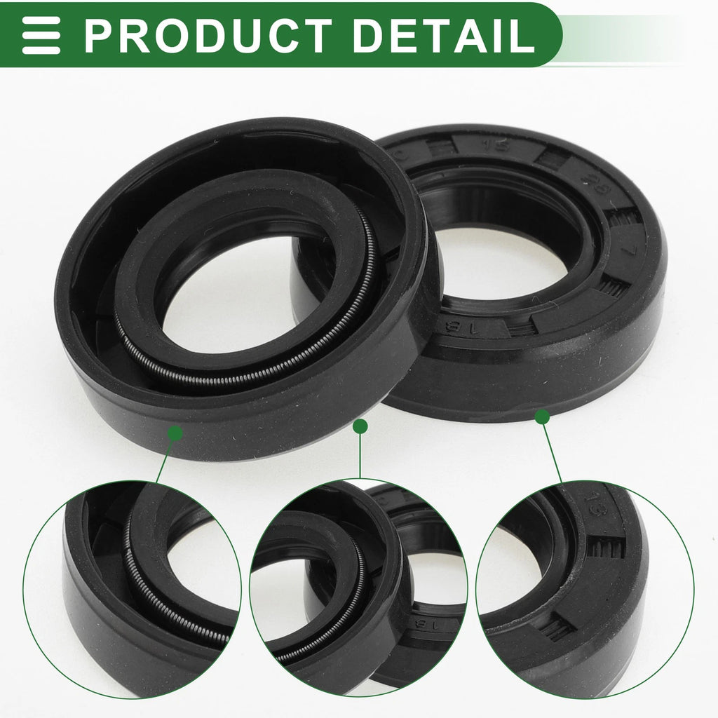 Set of 5 Oil Seal Rotary Shaft Seal NBR Rubber 15x28x7mm