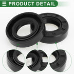 Set of 5 Oil Seal Rotary Shaft Seal NBR Rubber 15x28x7mm