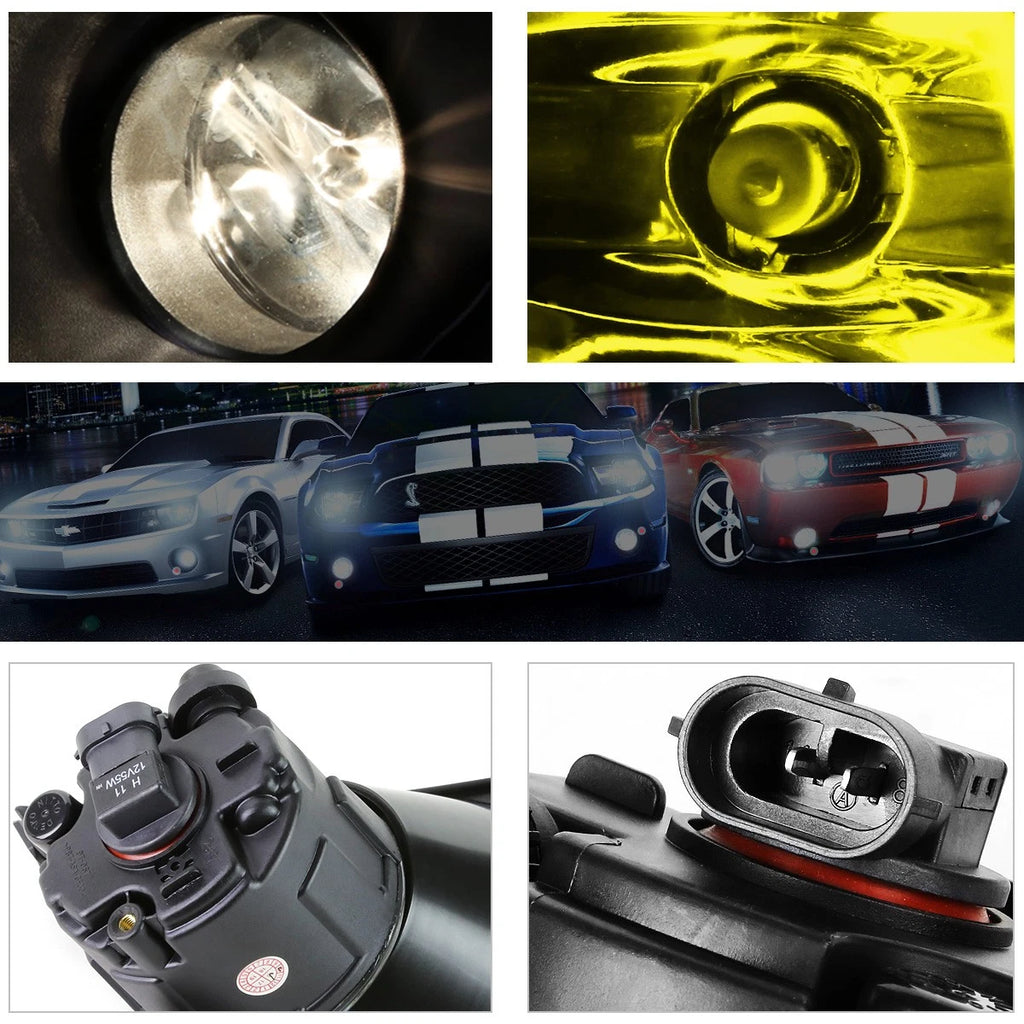 Fog Lights with Switch and Bezel for Nissan Versa (2007–2011)