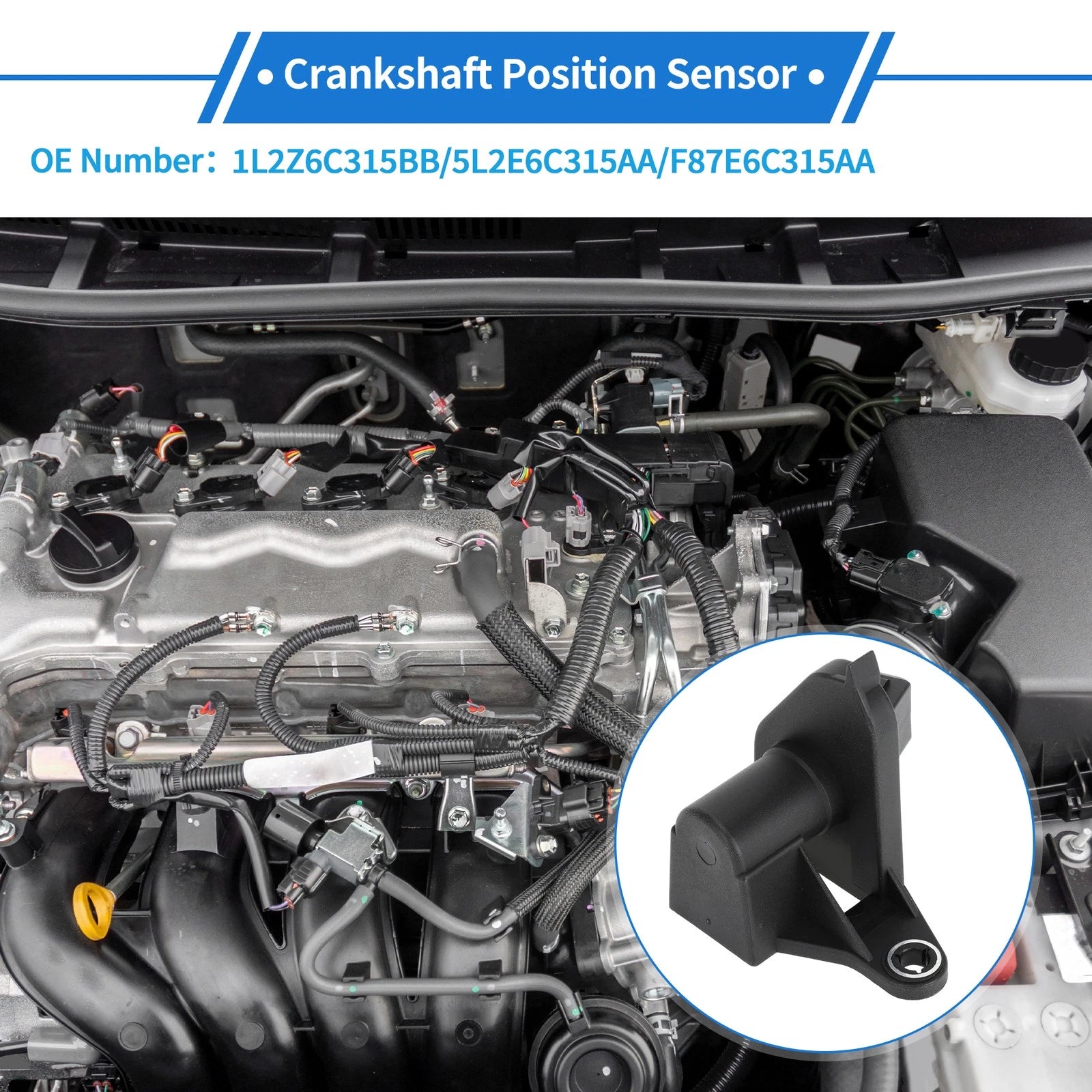 Crankshaft Position Sensor for Ford Explorer Mk2 4.0 (1996–2002) No. 1L2Z6C315BB
