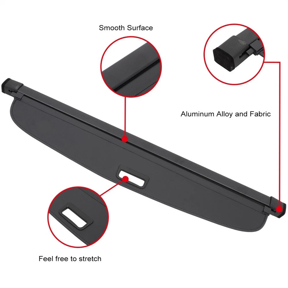 Retractable Rear Cargo Security Trunk Cover for Toyota Prius (2016–2022)