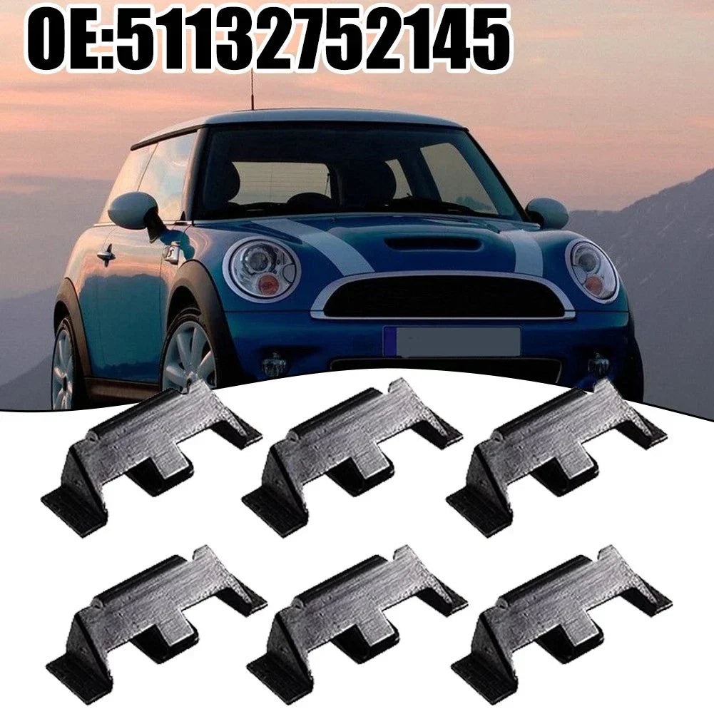 Headlights / 6pcs / Trim Ring Clips for Mini Cooper