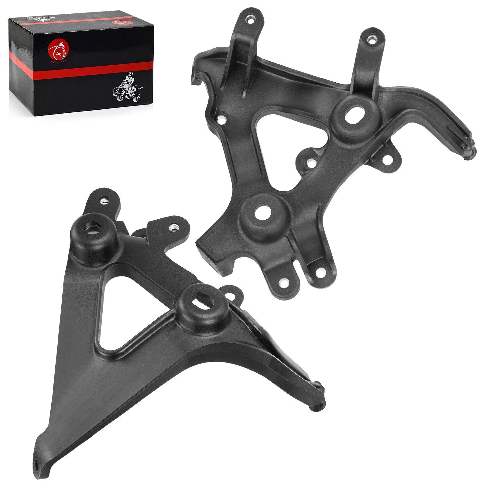 Set of 2 Headlight Fender Bracket Supports for Yamaha Raptor 700 SE (13-25)