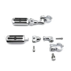 Chrome Streamliner Skull FootPeg Kit for Honda GL1800 VT750 (2001–2023)