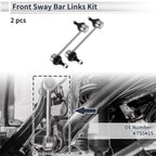 Front Stabilizer Bar Links No Bushing for Ford Fusion (2010) No.K750415 2X