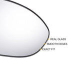 Right Side Mirror Glass w/ Backing Plate for Mazda 2 3 (2010–2014)