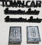 Set of 2 Trunk Emblems for Lincoln Town Car (1990–1997)