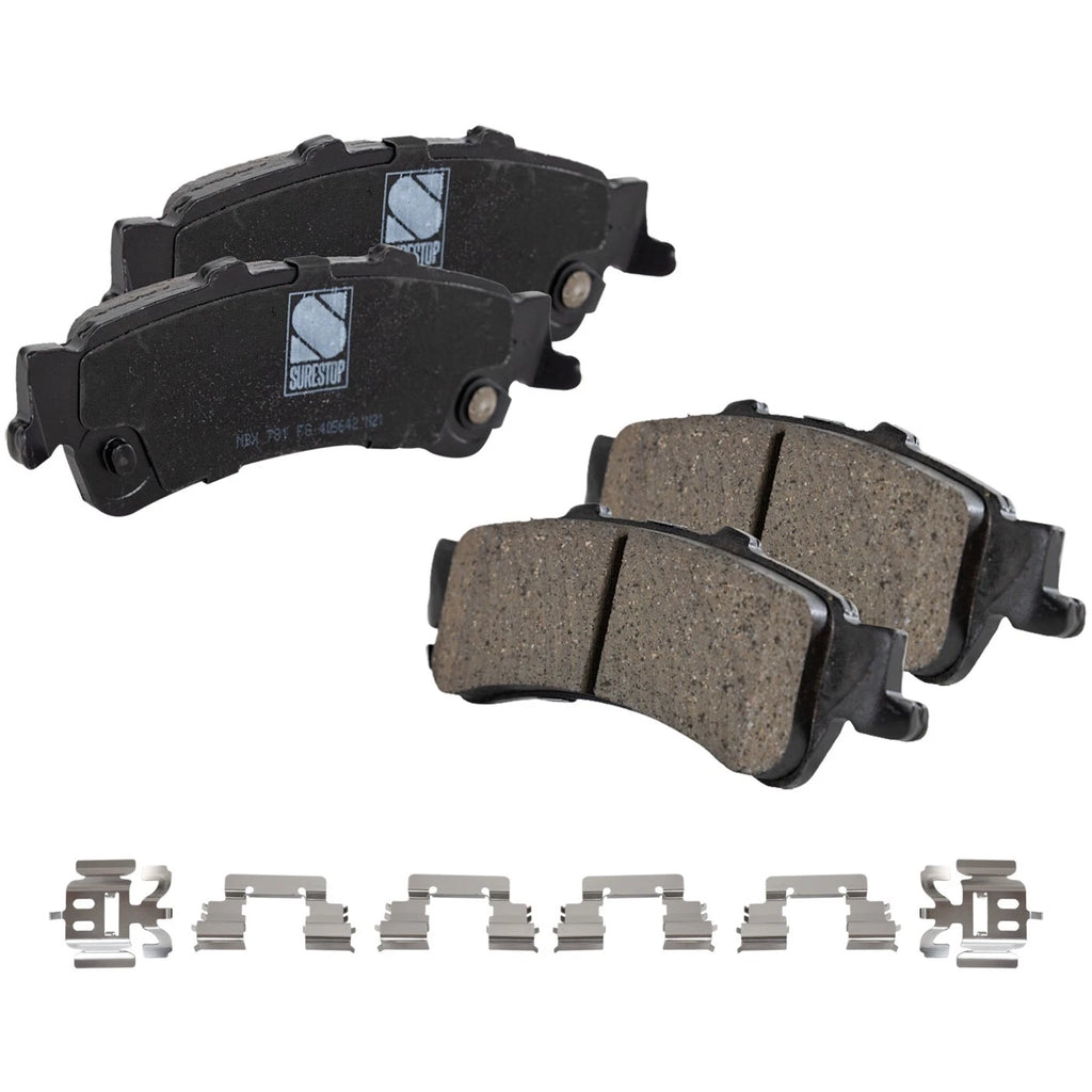 Rear Brake Disc Rotors and Pads Kit for Cadillac DTS (2006–2011)