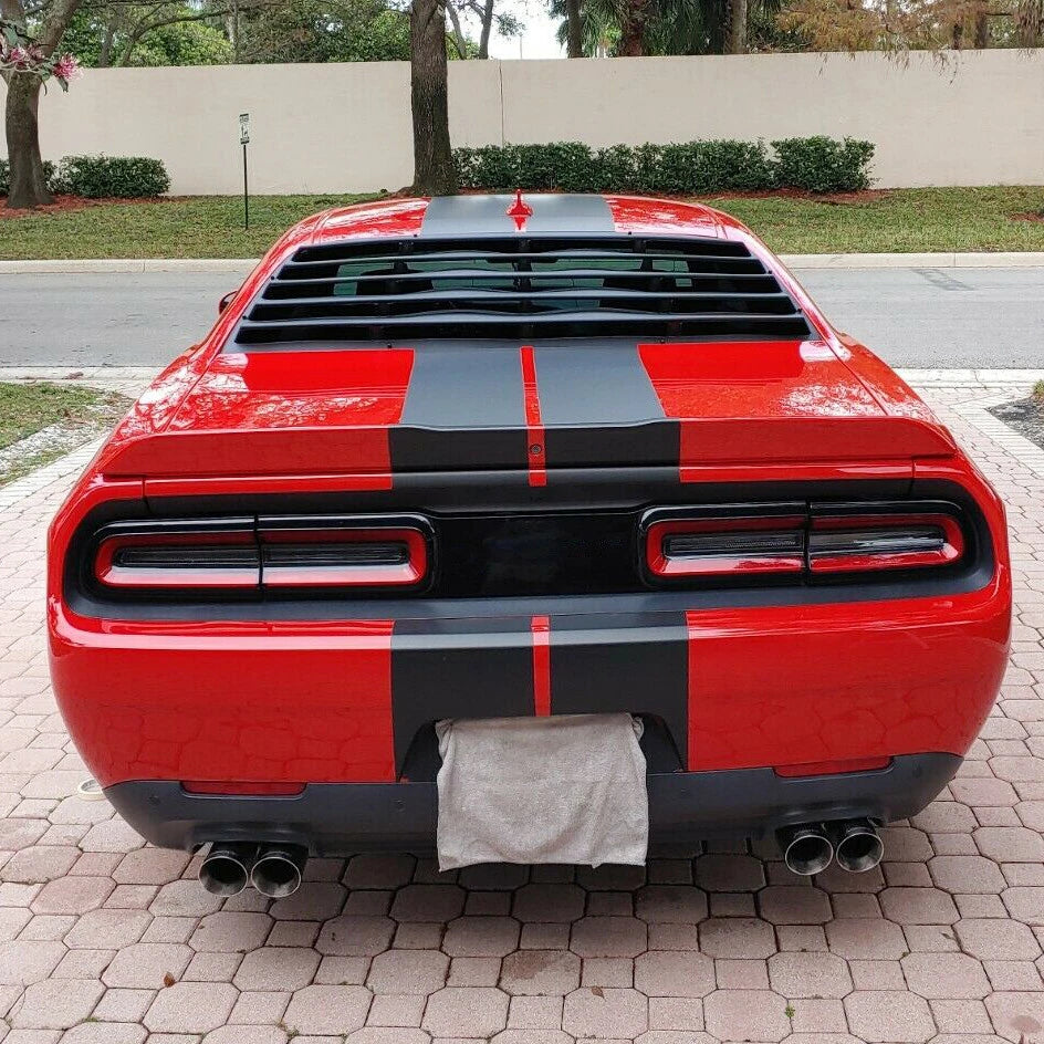 Rear Window Scoop Louver Sun Shade Cover for Dodge Challenger (2008-2023)
