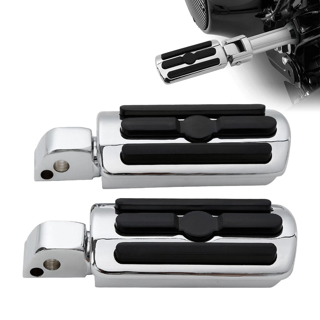Chrome Rear Foot Pegs for Harley FXLR Low Rider (2018–2020)
