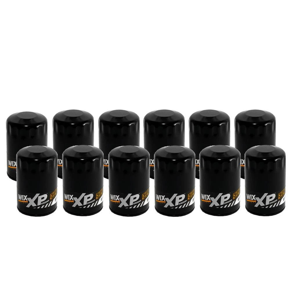 Set of 12 Wix 51522XP Engine Oil Filters for (Spin-On)