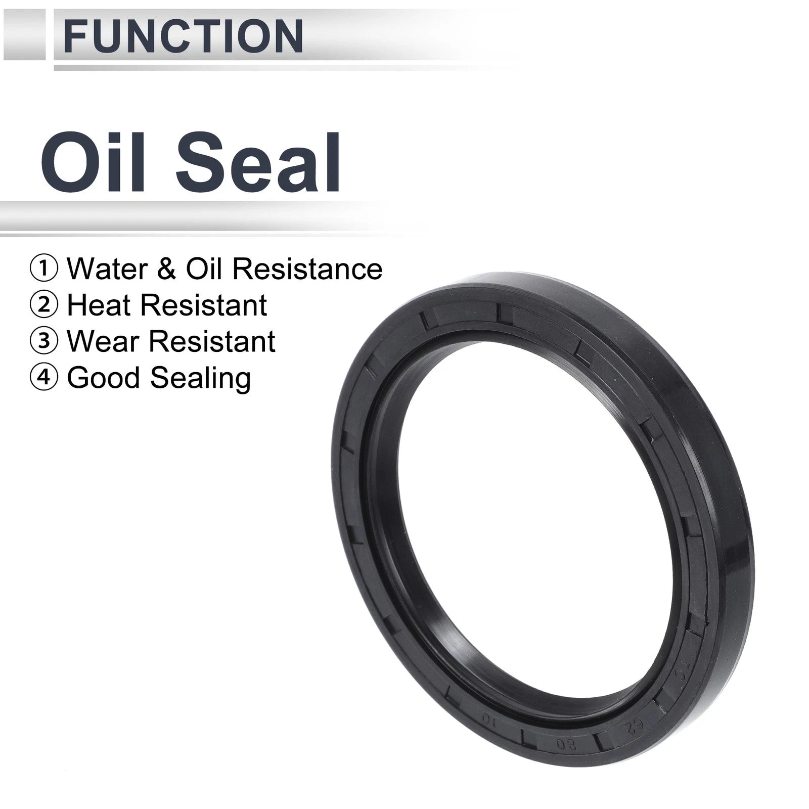 Set of 5 Oil Seal Rotary Shaft Seal NBR Rubber 62x80x10mm