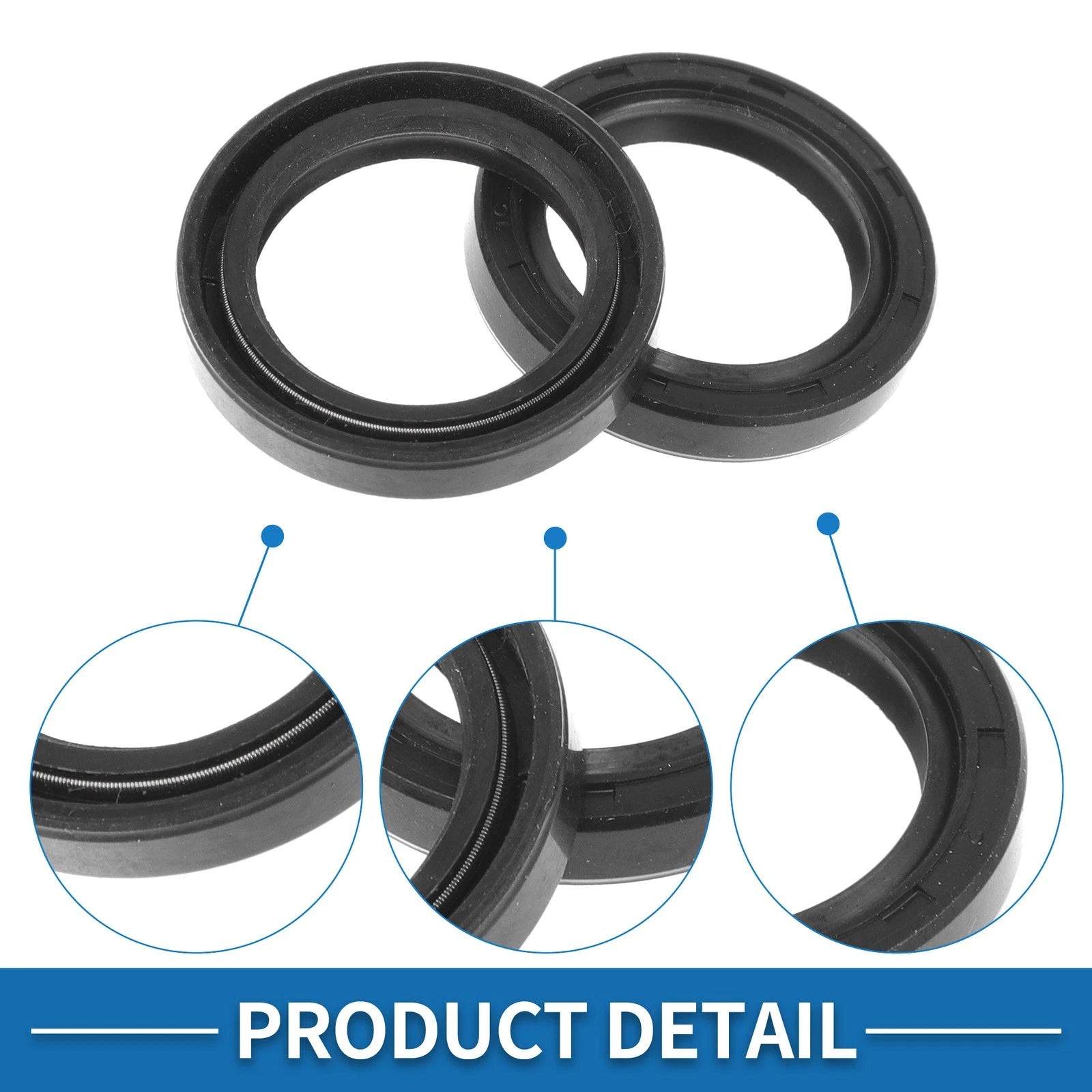 Set of 5 Oil Seal Rotary Shaft Seal for Various Models (25x35x6mm)