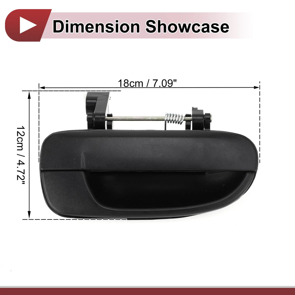 Car Exterior Door Handle for Hyundai Accent (2010–2017) No. 8265025000 Black ABS