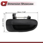 Car Exterior Door Handle for Hyundai Accent (2010–2017) No. 8265025000 Black ABS