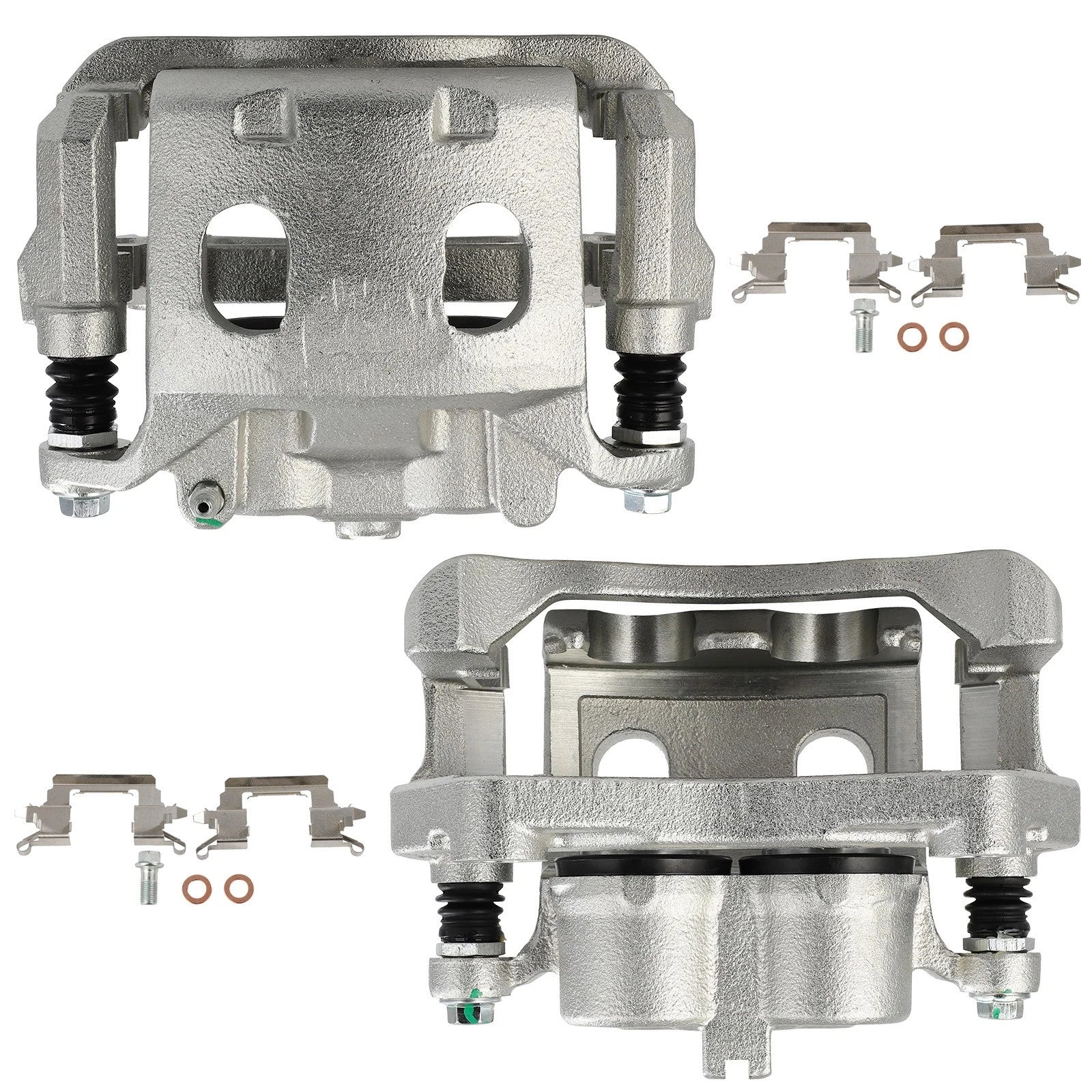 Front Pair Brake Calipers w/Bracket for Infiniti QX60 (2014–2020) & Nissan Murano (2015–2022)