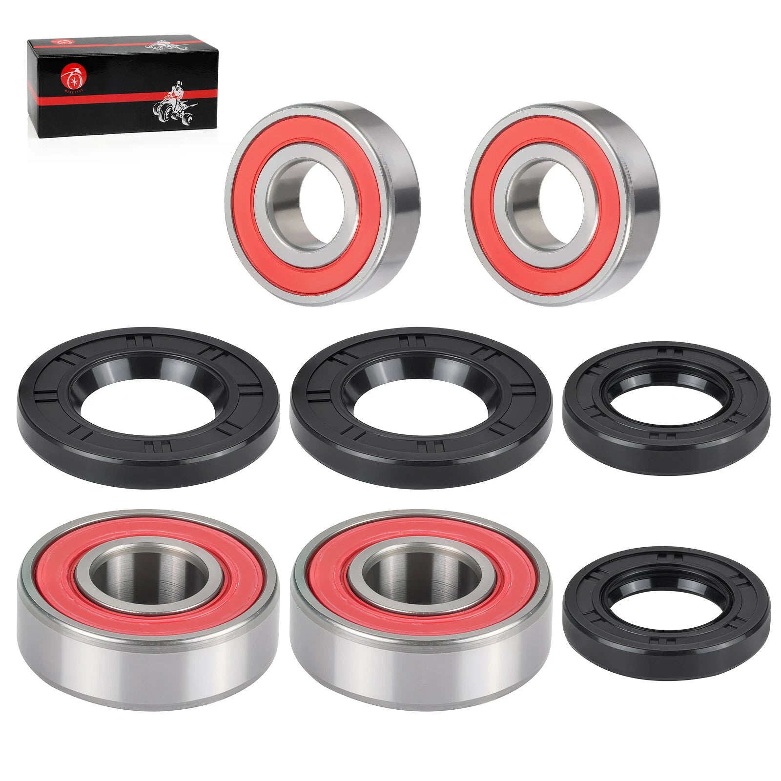 Front Wheel Bearings Seals Kit for Polaris Outlaw 450 MXR / 500 / 525 (2007–2014)