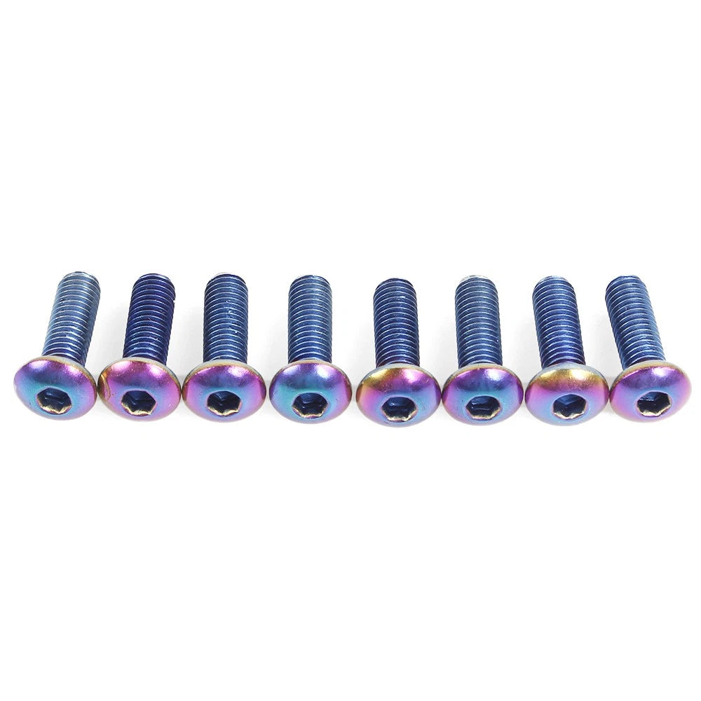 16PCS Steering Wheel Screw Kit for Upgrade Neo Chrome Round Head