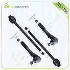 Set of 4 Steering Inner & Outer Tie Rod Ends for Chevy Silverado 1500 (1999–2003)
