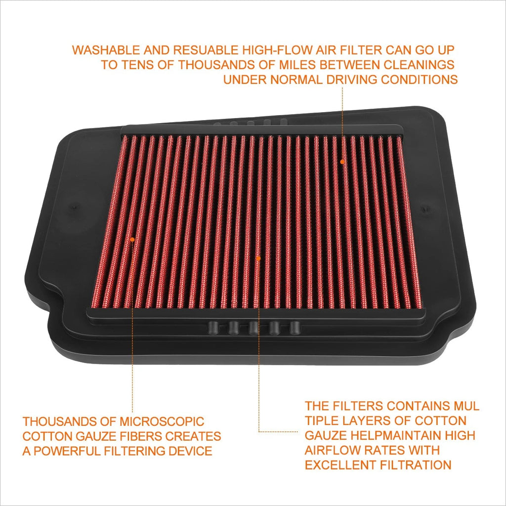 Reusable High Flow Air Filter for Suzuki Forenza/Reno (2004–2008)