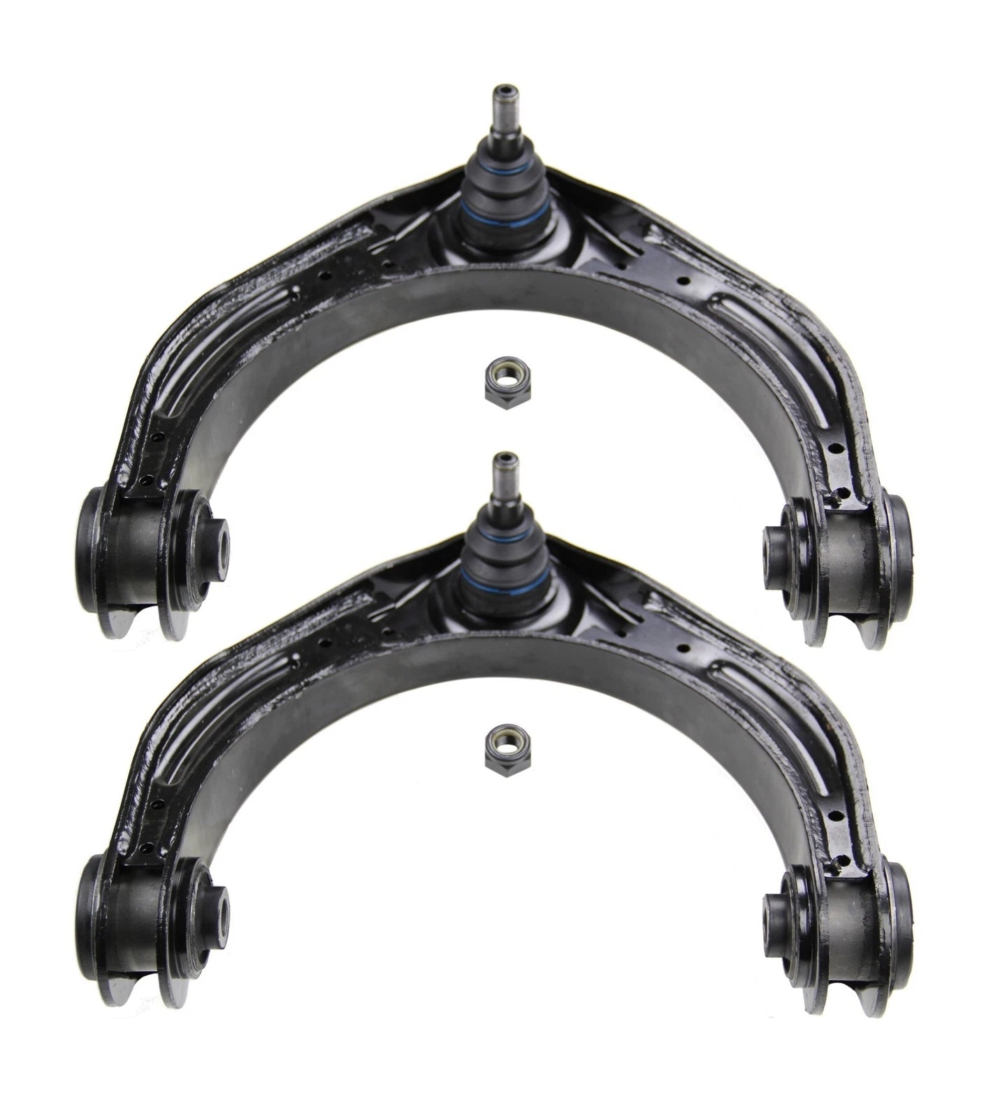 Set of 2 Front Upper Control Arm Ball Joint Assemblies for Dodge Ram 2500 (RWD)