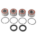 Set of 4 Front Rear Wheel Bearings & Seals Kit for Can-Am ATV (705400088, 293350118)