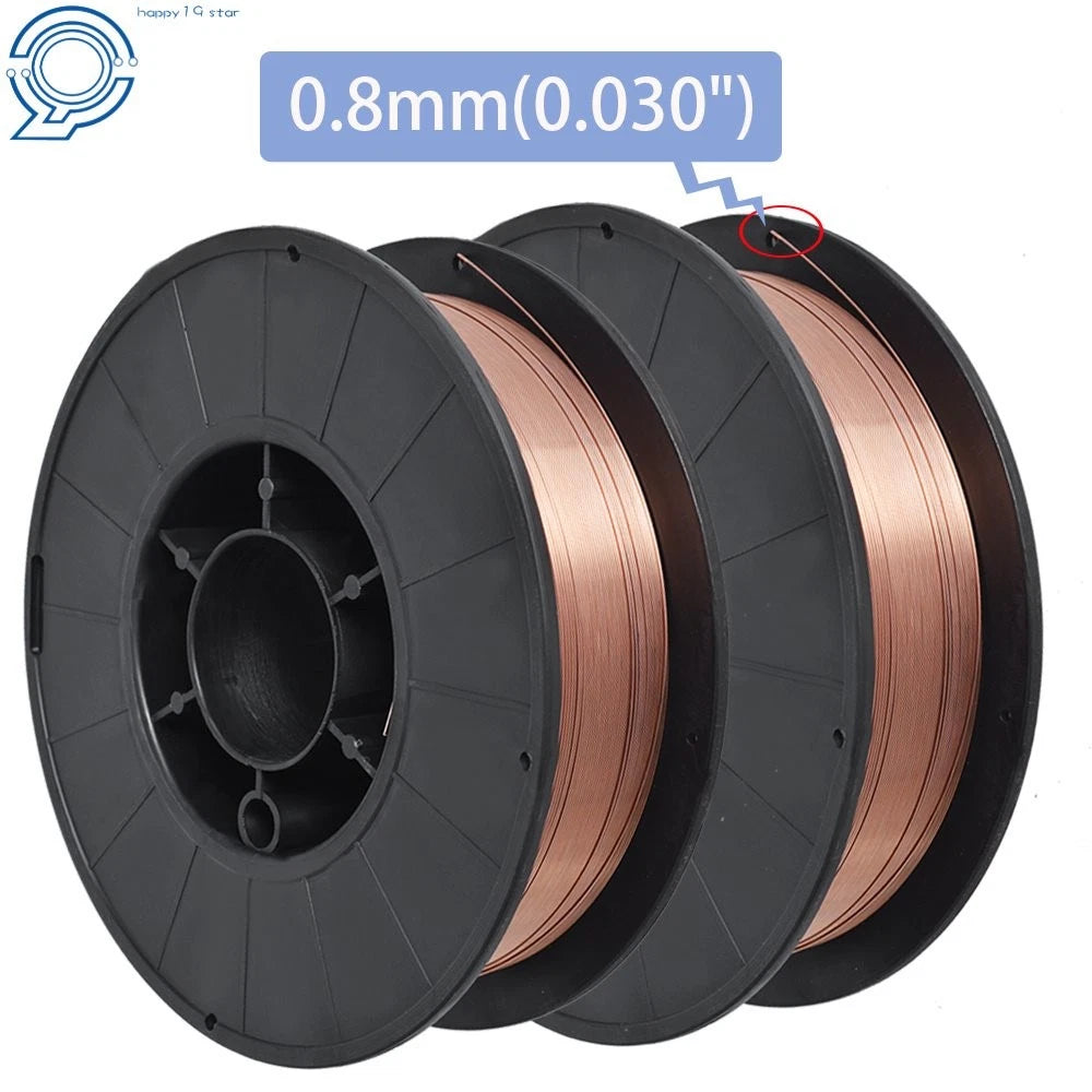 Set of 4 ER70S-6 .030" Mild Steel MIG Welding Wire 10-lb Roll