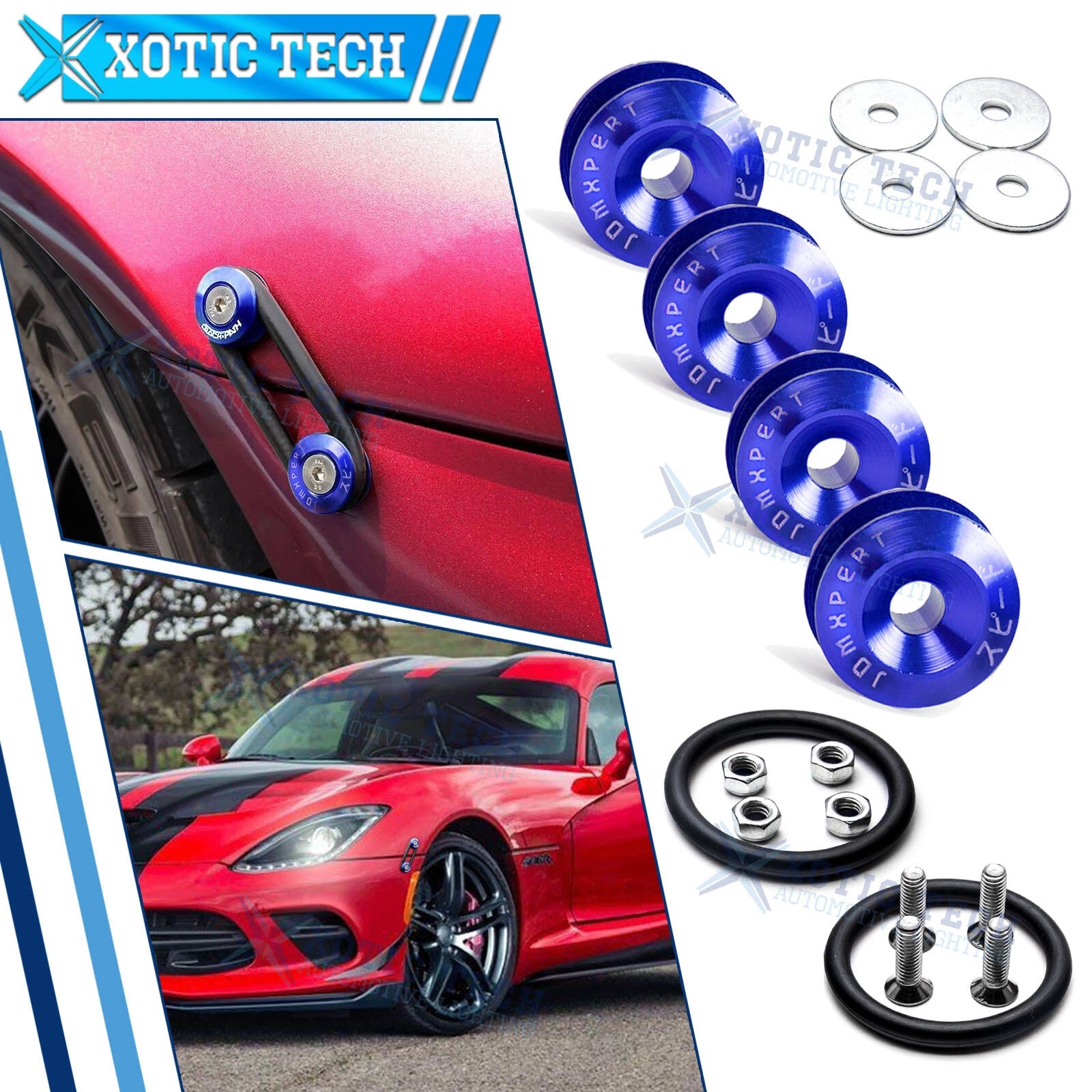 Quick Release Fasteners for Dodge Charger Trunk Fender (2015–2023)