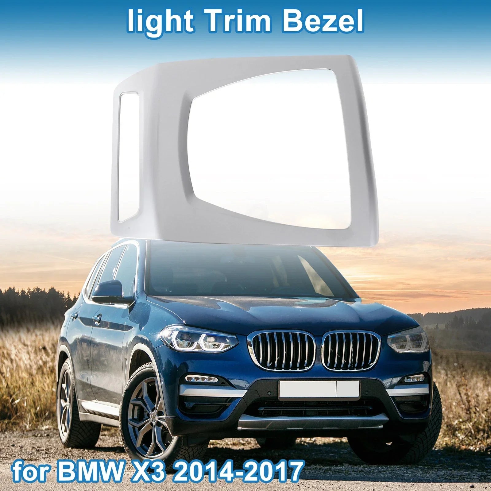 Front Row Headlight Trim Bezel for BMW X3 (2014 - 2017)