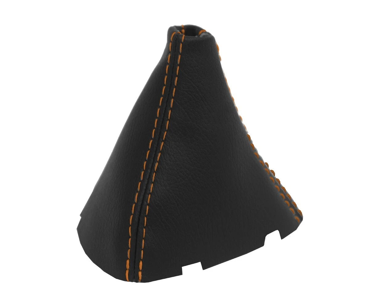 Leather Automatic Shift Boot Cover for Audi TT (2008–2016) Orange Stitch